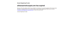 Desktop Screenshot of afsharzarinehcarpet.com